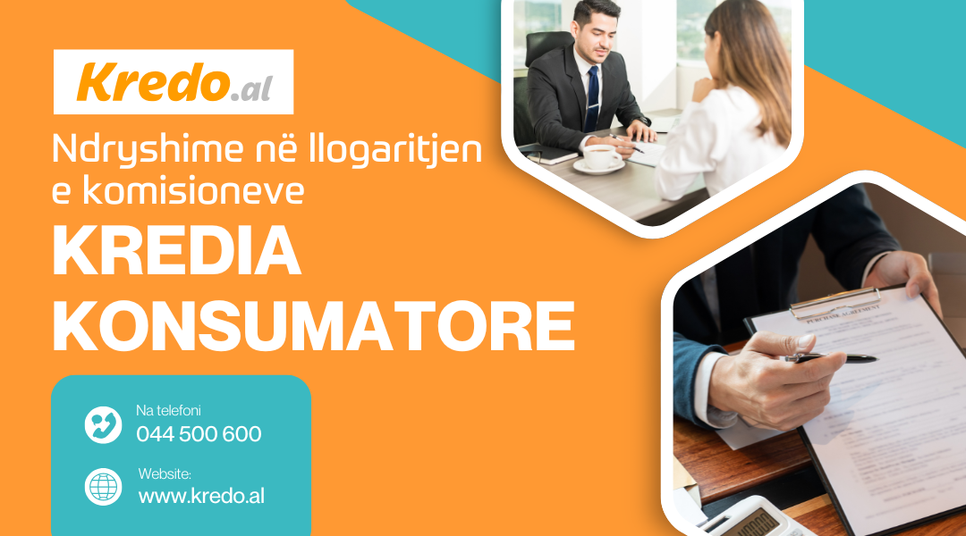 Ndryshime në Llogaritjen e Komisioneve të Kredisë në Kredo.al
